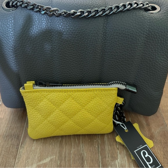 Quilted yellow caviar calfskin wallet by designer virsa bags - Picture 1 of 1